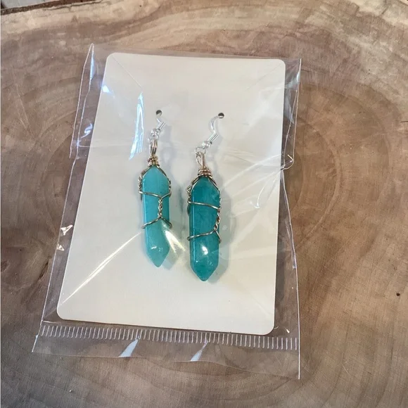 Wire Wrapped Earrings - Picture 5 of 5